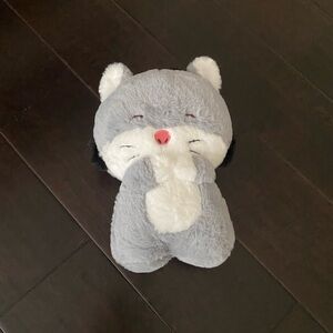 Cute Gray and White Plush Toy
